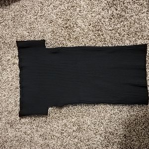 Off the shoulder black top